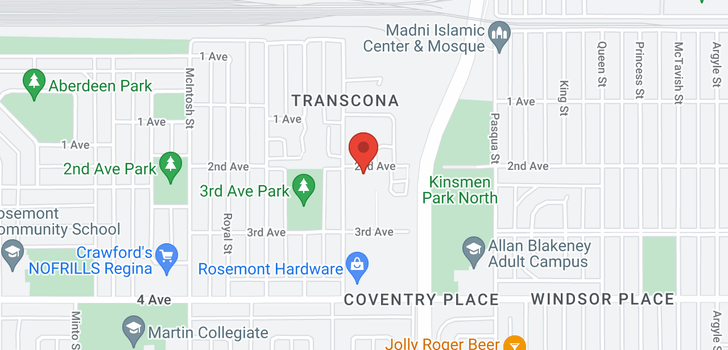map of 4541 2nd AVE